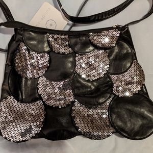 Sequined crossbody